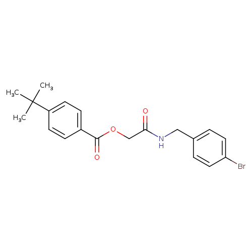 {[(4-bromophenyl)methyl]carbamoyl}methyl 4-tert-butylbenzoate