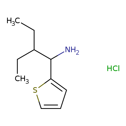 2-(1-amino-2-ethylbutyl)thiophene hydrochloride