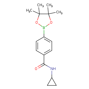 4-(Cyclopropylaminocarbonyl)phenylboronic acid, pinacol ester
