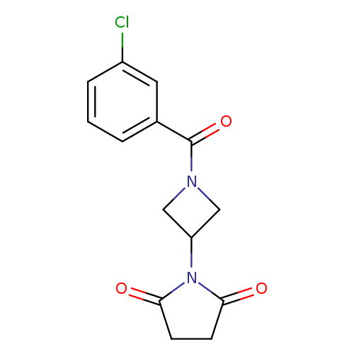 1-[1-(3-chlorobenzoyl)azetidin-3-yl]pyrrolidine-2,5-dione