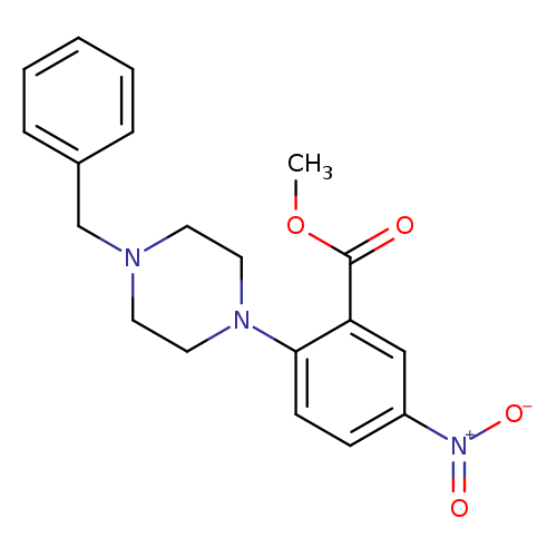 Methyl 2-(4-benzylpiperazin-1-yl)-5-nitrobenzoate