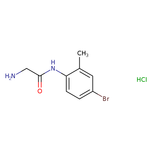 2-amino-N-(4-bromo-2-methylphenyl)acetamide hydrochloride