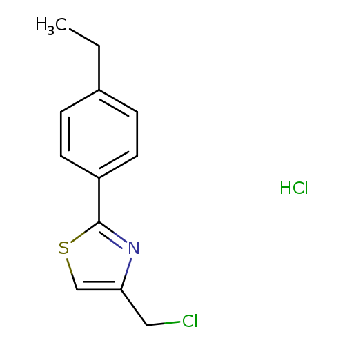 4-(Chloromethyl)-2-(4-ethylphenyl)-1,3-thiazole hydrochloride