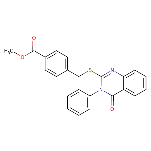 methyl 4-{[(4-oxo-3-phenyl-3,4-dihydroquinazolin-2-yl)sulfanyl]methyl}benzoate