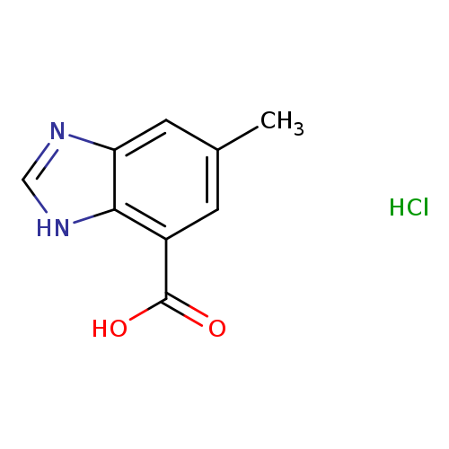 5-methyl-1H-1,3-benzodiazole-7-carboxylicacidhydrochloride