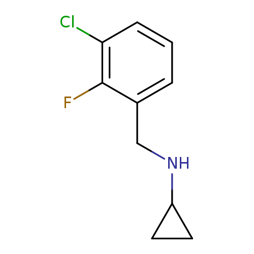 N-[(3-chloro-2-fluorophenyl)methyl]cyclopropanamine