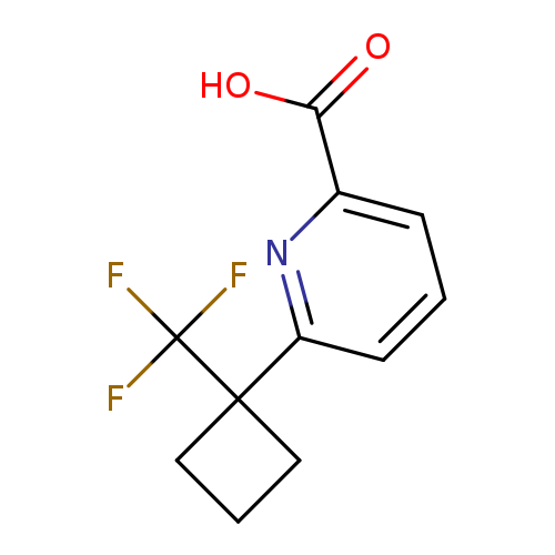 6-[1-(trifluoromethyl)cyclobutyl]pyridine-2-carboxylicacid