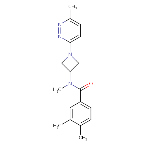 N,3,4-trimethyl-N-[1-(6-methylpyridazin-3-yl)azetidin-3-yl]benzamide