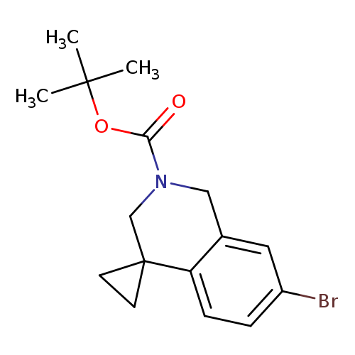 tert-butyl 7'-bromo-2',3'-dihydro-1'H-spiro[cyclopropane-1,4'-isoquinoline]-2'-carboxylate