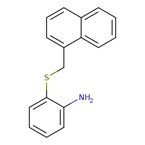 2-[(naphthalen-1-ylmethyl)sulfanyl]aniline