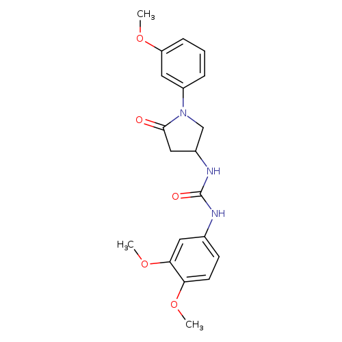 1-(3,4-dimethoxyphenyl)-3-[1-(3-methoxyphenyl)-5-oxopyrrolidin-3-yl]urea