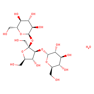 O-α-D-Glucopyranosyl-(1→3)-β-D-fructofuranosyl α-D-glucopyranoside monohydrate
