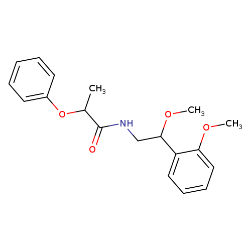 N-[2-methoxy-2-(2-methoxyphenyl)ethyl]-2-phenoxypropanamide