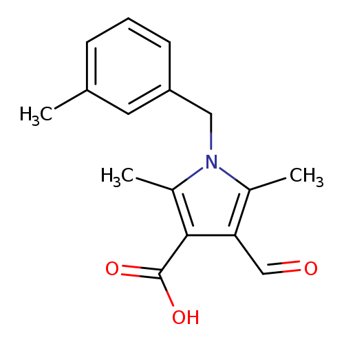 4-Formyl-2,5-dimethyl-1-(3-methylbenzyl)-1h-pyrrole-3-carboxylic acid