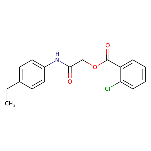 [(4-ethylphenyl)carbamoyl]methyl 2-chlorobenzoate