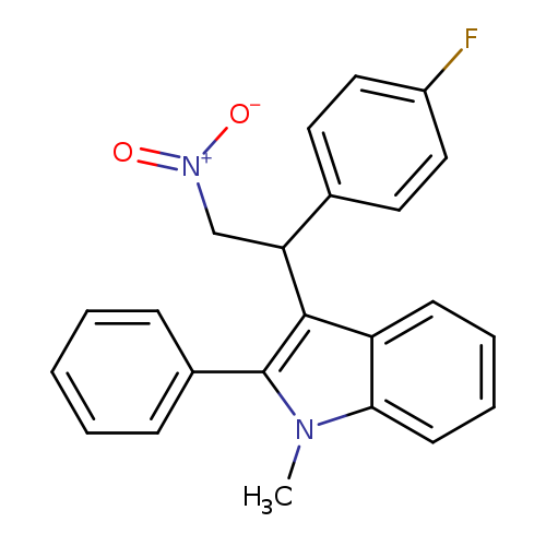 3-[1-(4-fluorophenyl)-2-nitroethyl]-1-methyl-2-phenyl-1H-indole