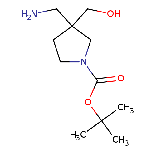 tert-butyl 3-(aminomethyl)-3-(hydroxymethyl)pyrrolidine-1-carboxylate