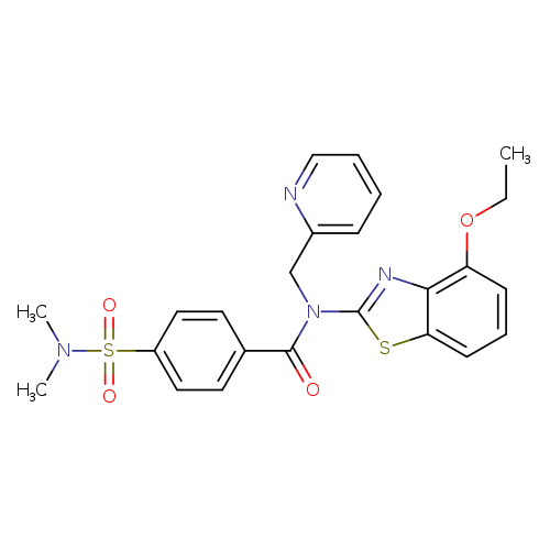 4-(dimethylsulfamoyl)-N-(4-ethoxy-1,3-benzothiazol-2-yl)-N-[(pyridin-2-yl)methyl]benzamide