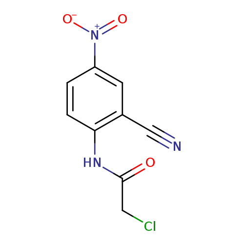 2-chloro-N-(2-cyano-4-nitrophenyl)acetamide