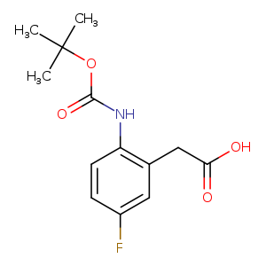 2-(2-{[(tert-butoxy)carbonyl]amino}-5-fluorophenyl)acetic acid