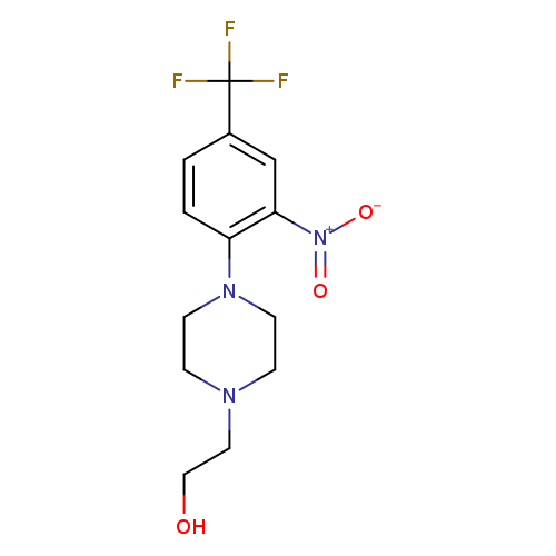 2-[4-[2-Nitro-4-(trifluoromethyl)phenyl]piperazino]-1-ethanol