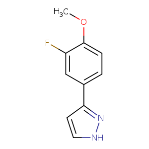 3-​(3-​fluoro-​4-​methoxyphenyl)​-1H-​Pyrazole