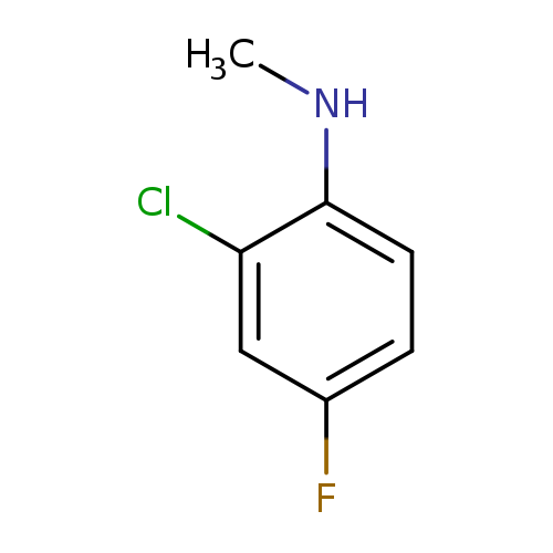 Benzenamine, 2-chloro-4-fluoro-N-methyl-