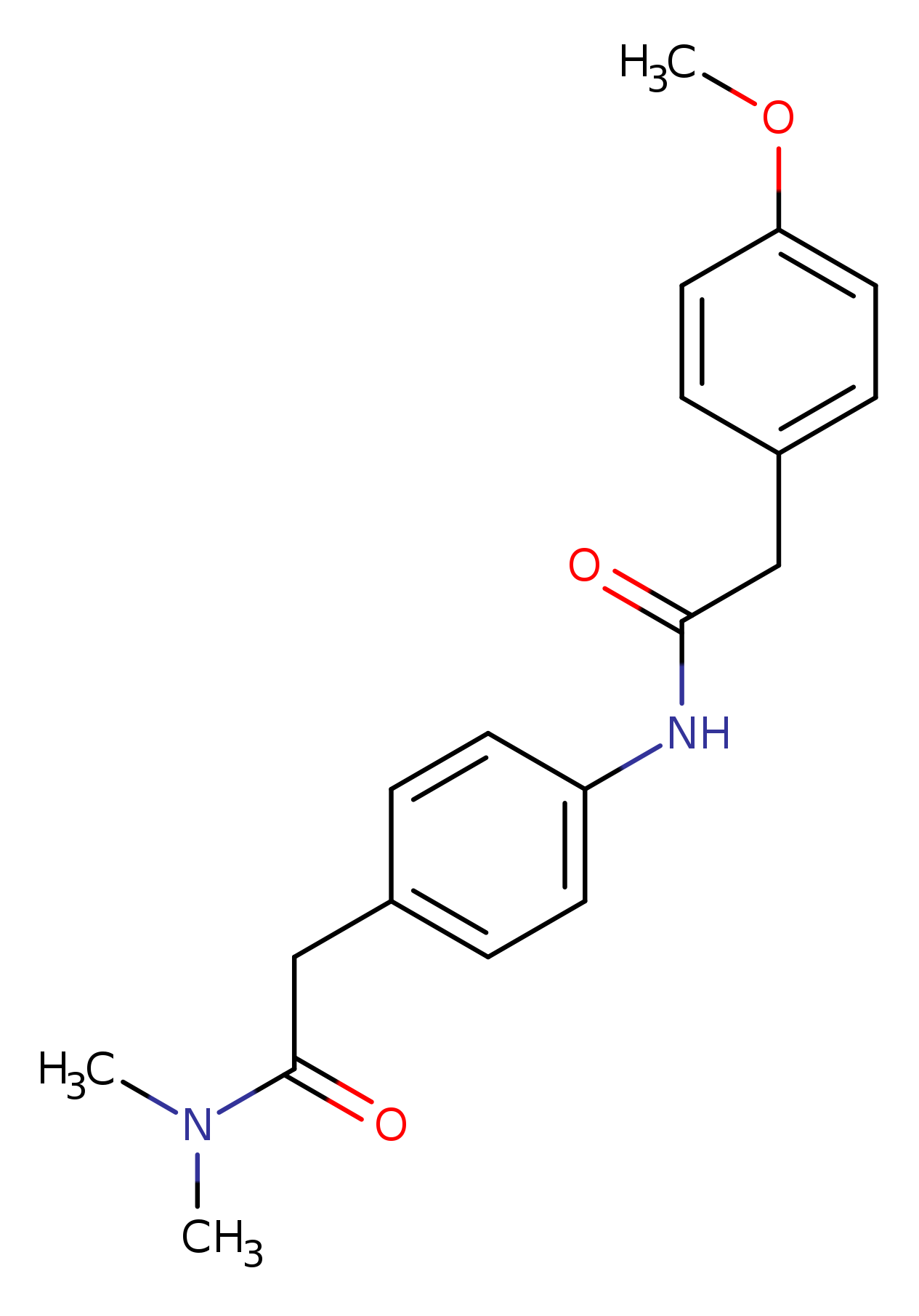 2-{4-[2-(4-methoxyphenyl)acetamido]phenyl}-N,N-dimethylacetamide