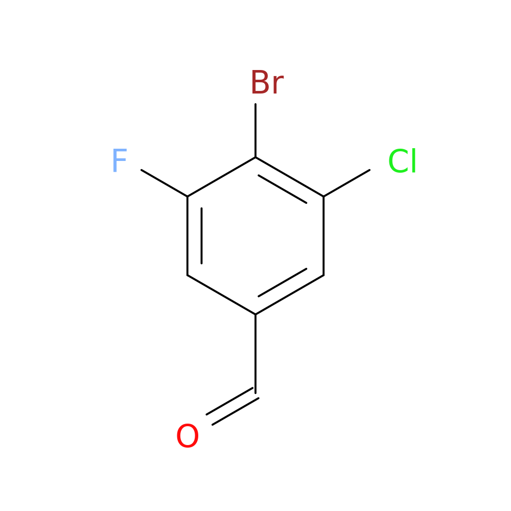 4-Bromo-3-chloro-5-fluorobenzaldehyde