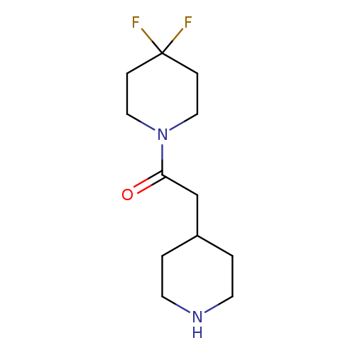 1-(4,4-difluoropiperidin-1-yl)-2-(piperidin-4-yl)ethan-1-one