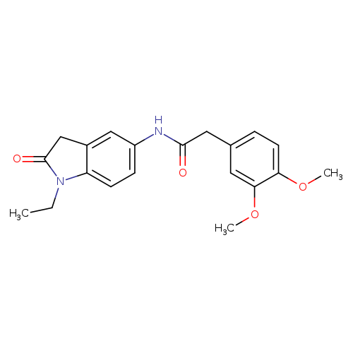 2-(3,4-dimethoxyphenyl)-N-(1-ethyl-2-oxo-2,3-dihydro-1H-indol-5-yl)acetamide