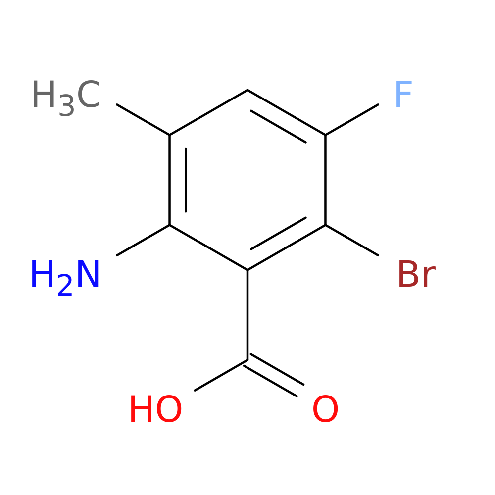 2-Amino-6-bromo-5-fluoro-3-methylbenzoic Acid