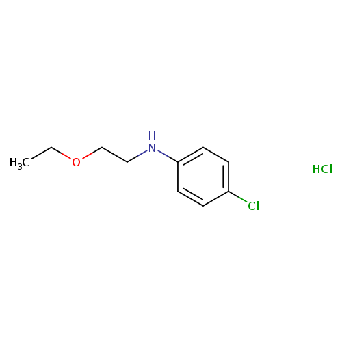 4-chloro-N-(2-ethoxyethyl)aniline hydrochloride