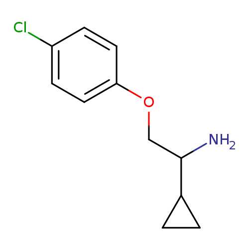 [2-(4-Chlorophenoxy)-1-cyclopropylethyl]amine