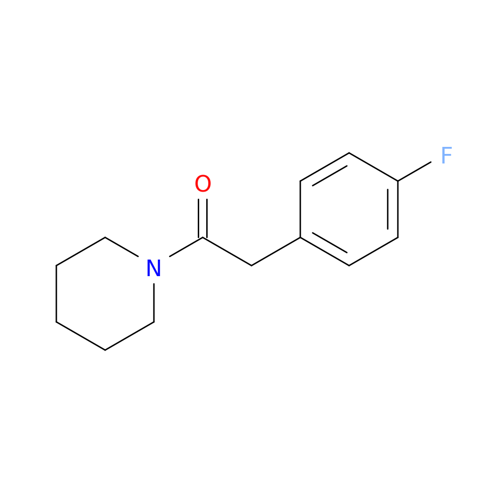 2-(4-fluorophenyl)-1-piperidin-1-ylethanone