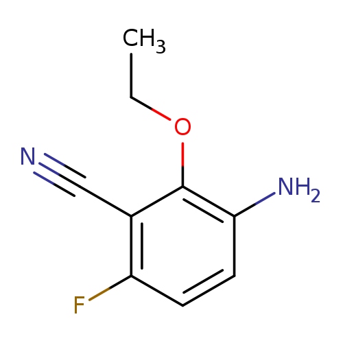 3-amino-2-ethoxy-6-fluorobenzonitrile