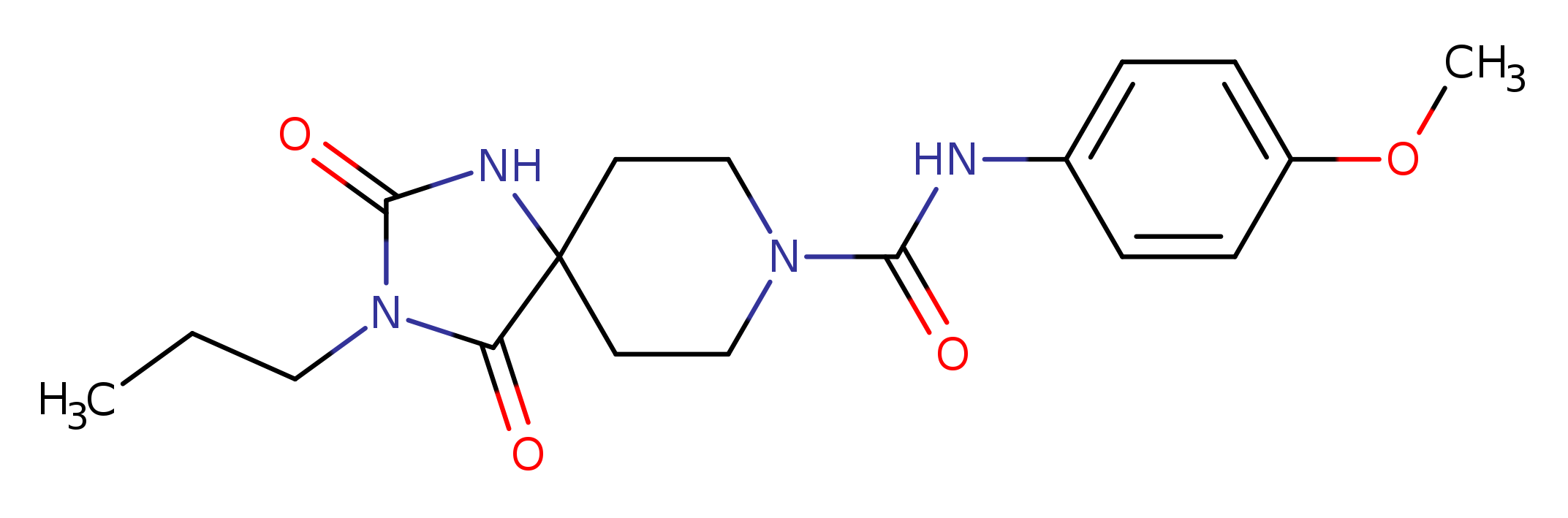 N-(4-methoxyphenyl)-2,4-dioxo-3-propyl-1,3,8-triazaspiro[4.5]decane-8-carboxamide