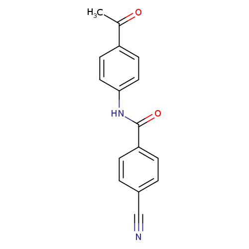 N-(4-acetylphenyl)-4-cyanobenzamide
