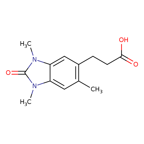 3-(1,3,6-trimethyl-2-oxo-2,3-dihydro-1H-benzo[d]imidazol-5-yl)propanoic acid