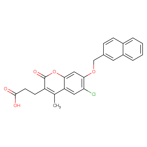 3-[6-chloro-4-methyl-7-(2-naphthylmethoxy)-2-oxo-2H-chromen-3-yl]propanoic acid