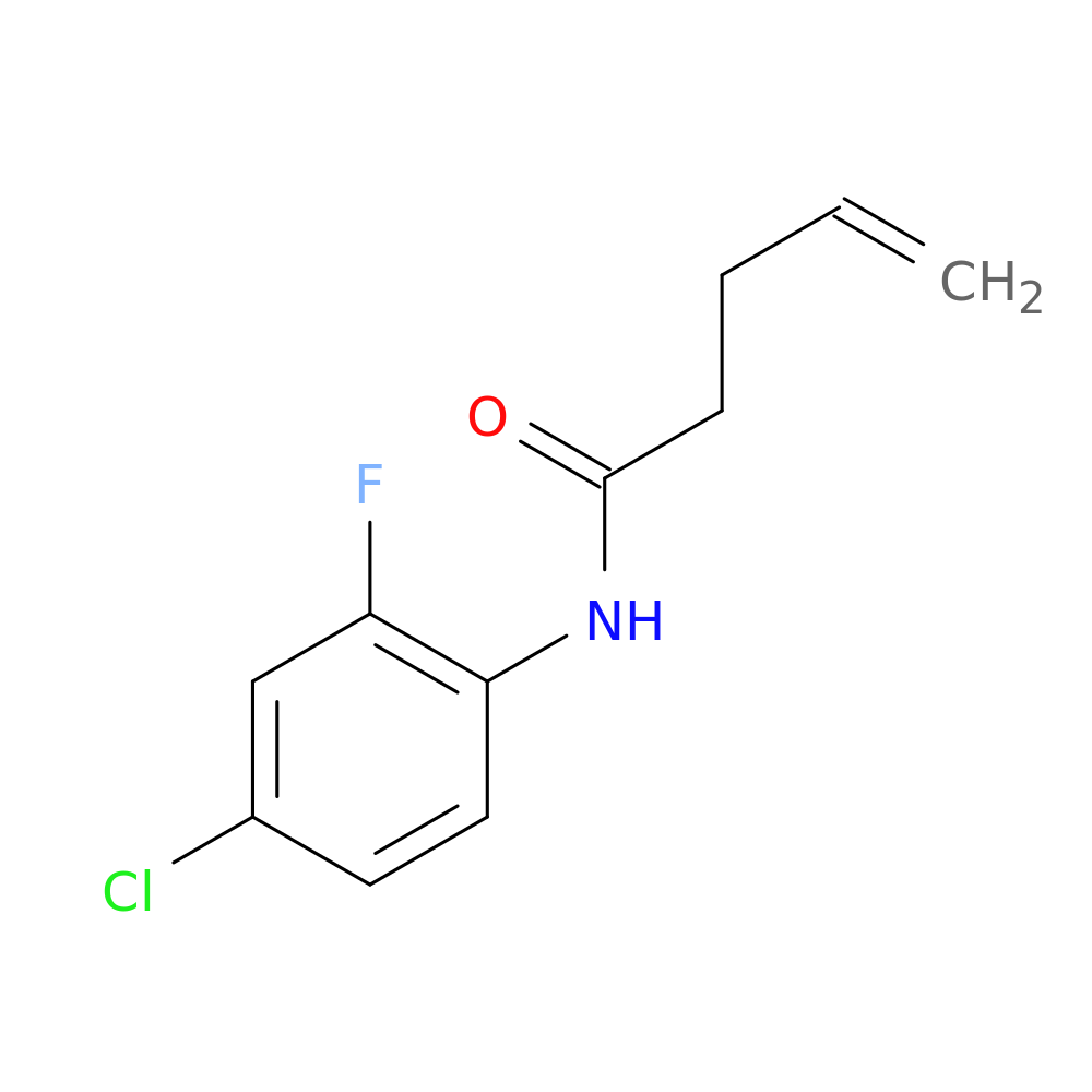 N-(4-chloro-2-fluorophenyl)pent-4-enamide