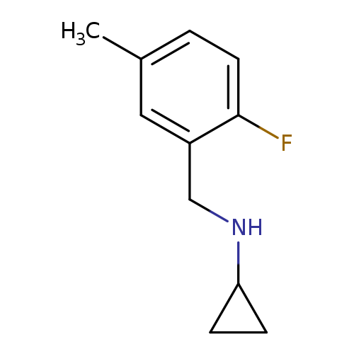 N-[(2-fluoro-5-methylphenyl)methyl]cyclopropanamine