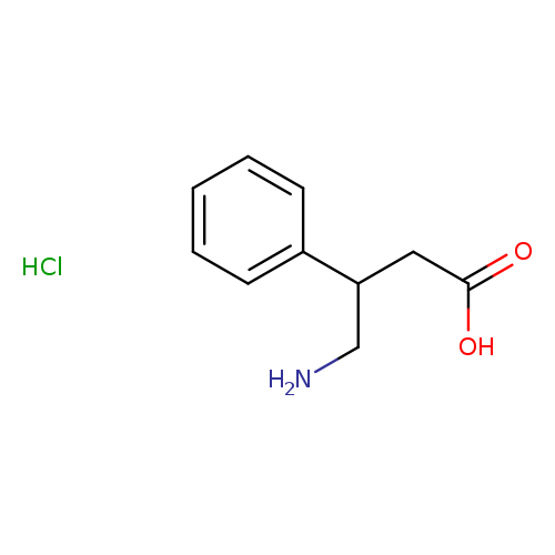 Benzenepropanoic acid, β-(aminomethyl)-, hydrochloride (1:1)