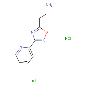 2-(3-(Pyridin-2-yl)-1,2,4-oxadiazol-5-yl)ethan-1-amine dihydrochloride