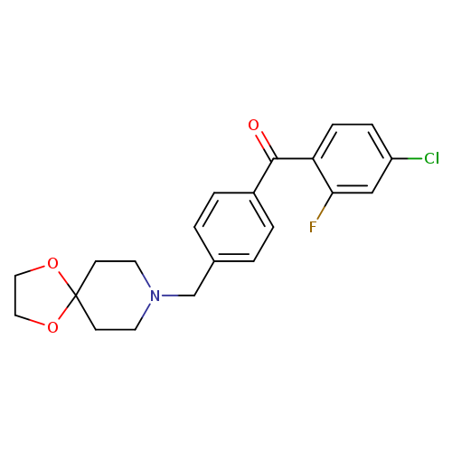 (4-(1,4-Dioxa-8-azaspiro[4.5]decan-8-ylmethyl)phenyl)(4-chloro-2-fluorophenyl)methanone