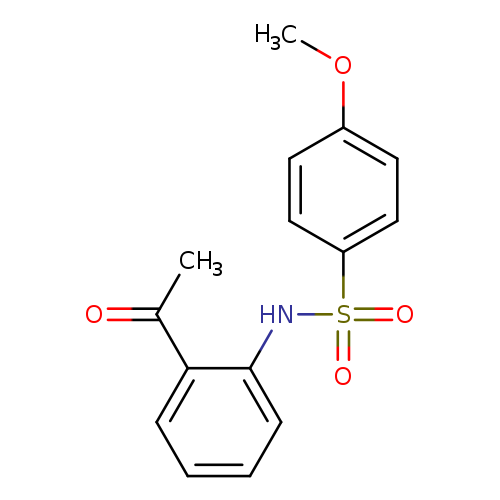N-(2-acetylphenyl)-4-methoxybenzene-1-sulfonamide