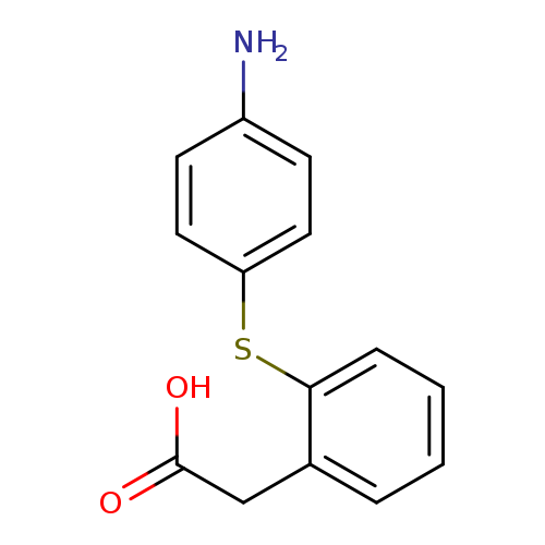 {2-[(4-aminophenyl)sulfanyl]phenyl}acetic acid
