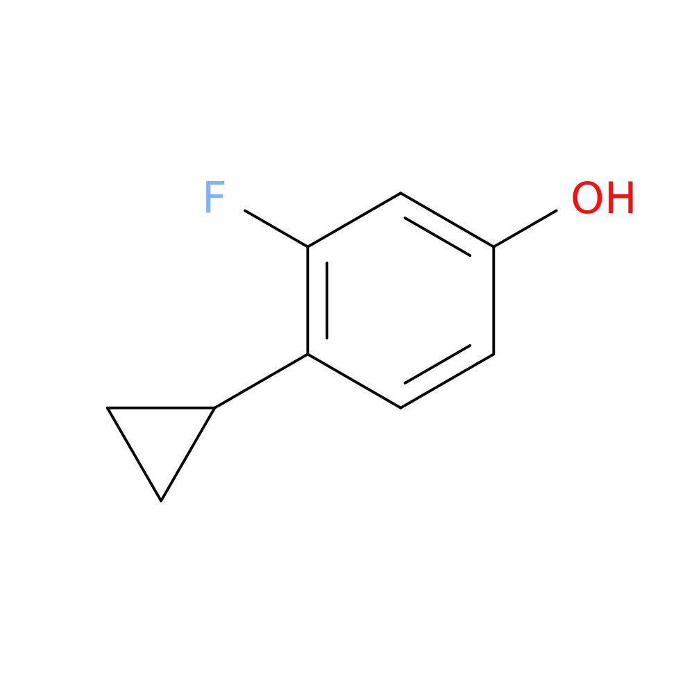 4-cyclopropyl-3-fluorophenol