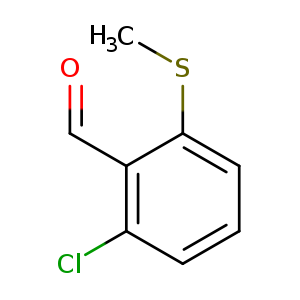 Benzaldehyde, 2-chloro-6-(methylthio)-