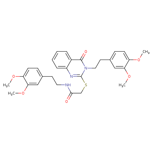 N-[2-(3,4-dimethoxyphenyl)ethyl]-2-({3-[2-(3,4-dimethoxyphenyl)ethyl]-4-oxo-3,4-dihydroquinazolin-2-yl}sulfanyl)acetamide